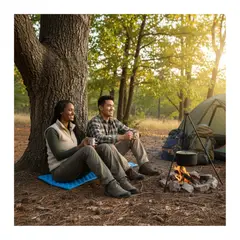 EKOL TACTICA MILITAR - Cojín Asiento Plegable De Espuma Alfombrilla Camping Azul