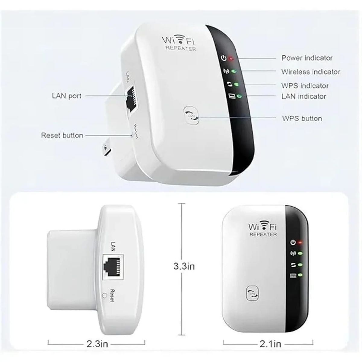 MOVI - AMPLIFICADOR WIFI INALAMBRICO 300 MBPS