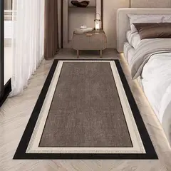 GENERICO - ALFOMBRAS LISAS PARA PASILLOS SIN PELOS CON DISEÑOS TRIDIMENSIONALES