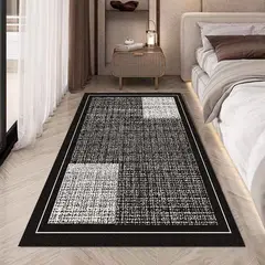 GENERICO - ALFOMBRAS LISAS PARA PASILLOS SIN PELOS CON DISEÑOS TRIDIMENSIONALES