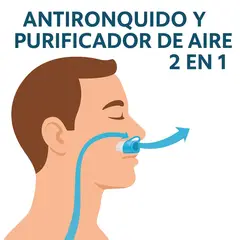 MOVI - Antirronquido y Purificador de Aire 2 en 1, Descanso Sin Interrupciones