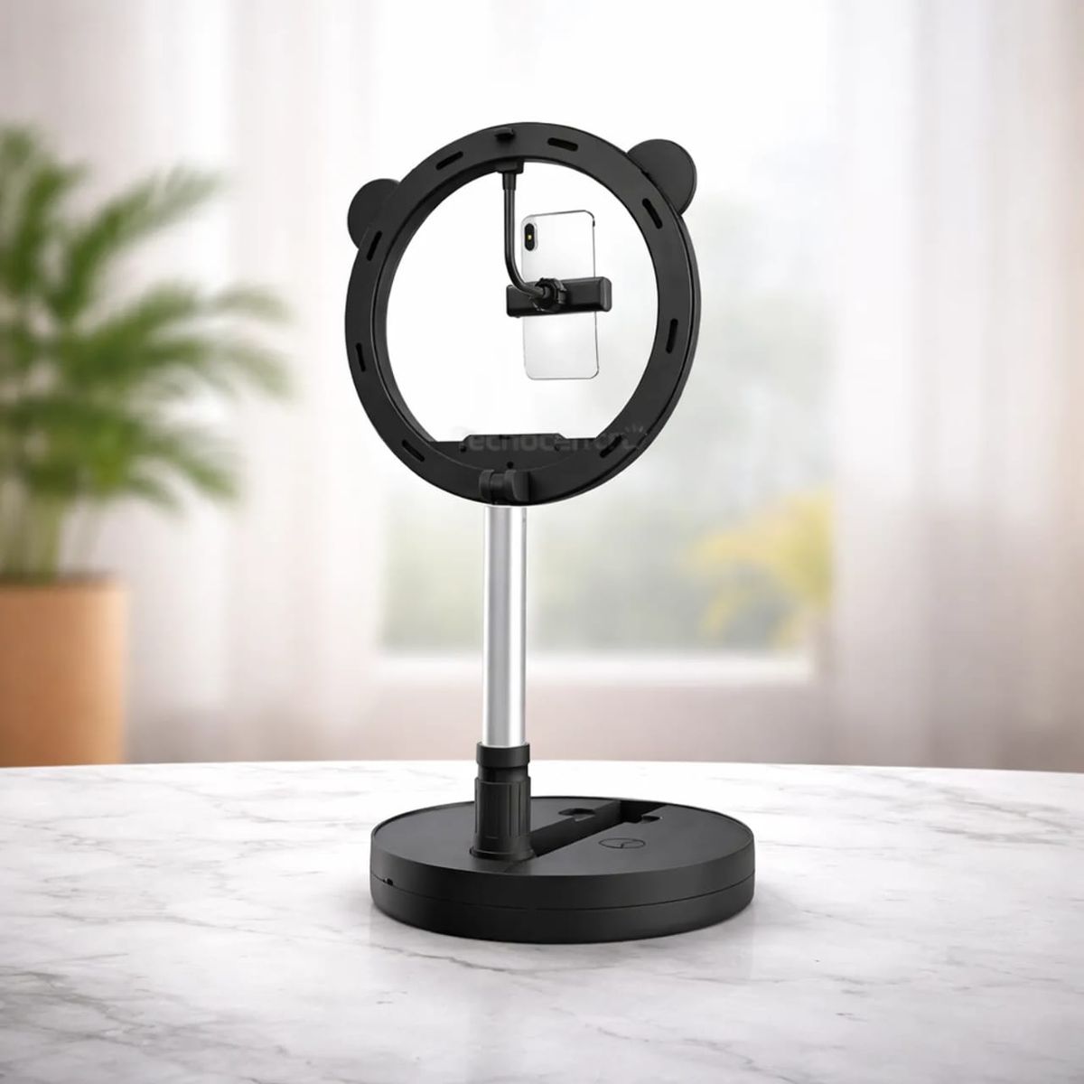 MOVI - Aro de Luz Portátil G2 Con Base Redonda- Brillo Profesional para Fotos y Videos