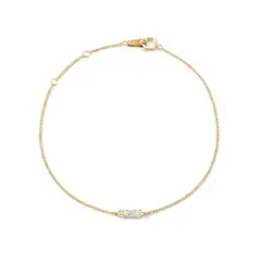 LUX JOYAS - Pulsera Plata 925 Brillitos X3