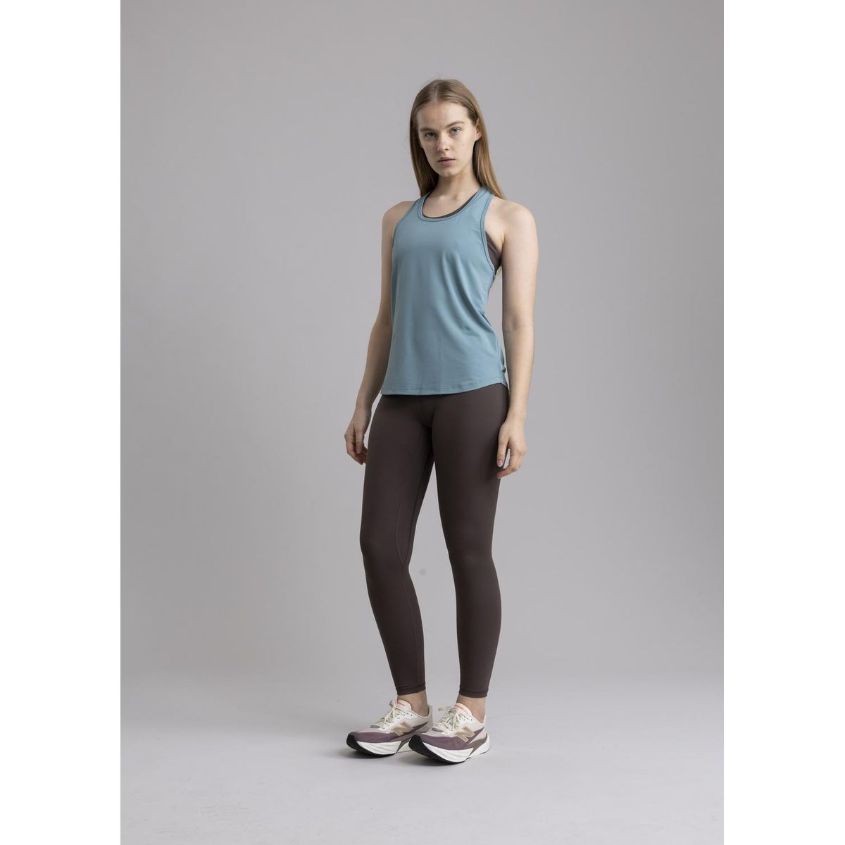 THEA - Polera Metis Cadet Blue