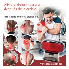 MOVI - VENTOSA ELECTRICA, ALIVIO DOLORES, ANTICELULITIS, CON MASAJE Y VIBRACION