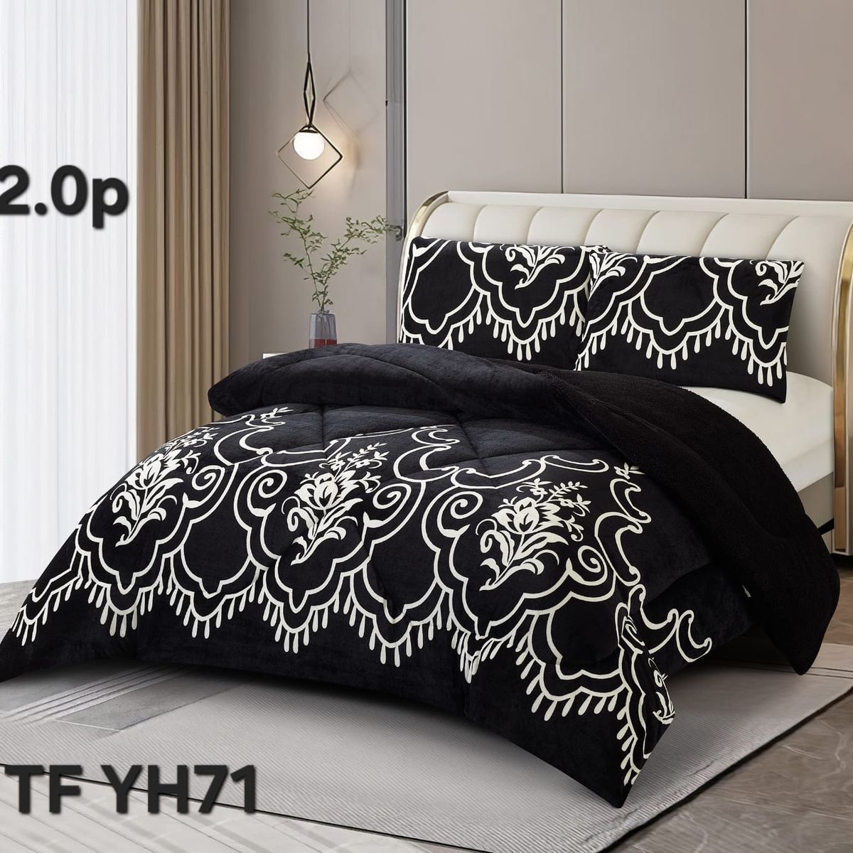 GENERICO - Cobertor plush con chiporro estampado