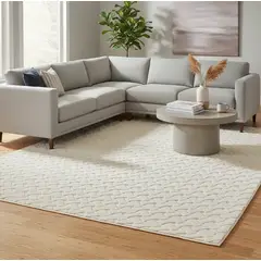 GENERICO - Alfombra Grande 2x2.4m Moderna Peluda Suave Sala De Estar 2 M 2.4 M
