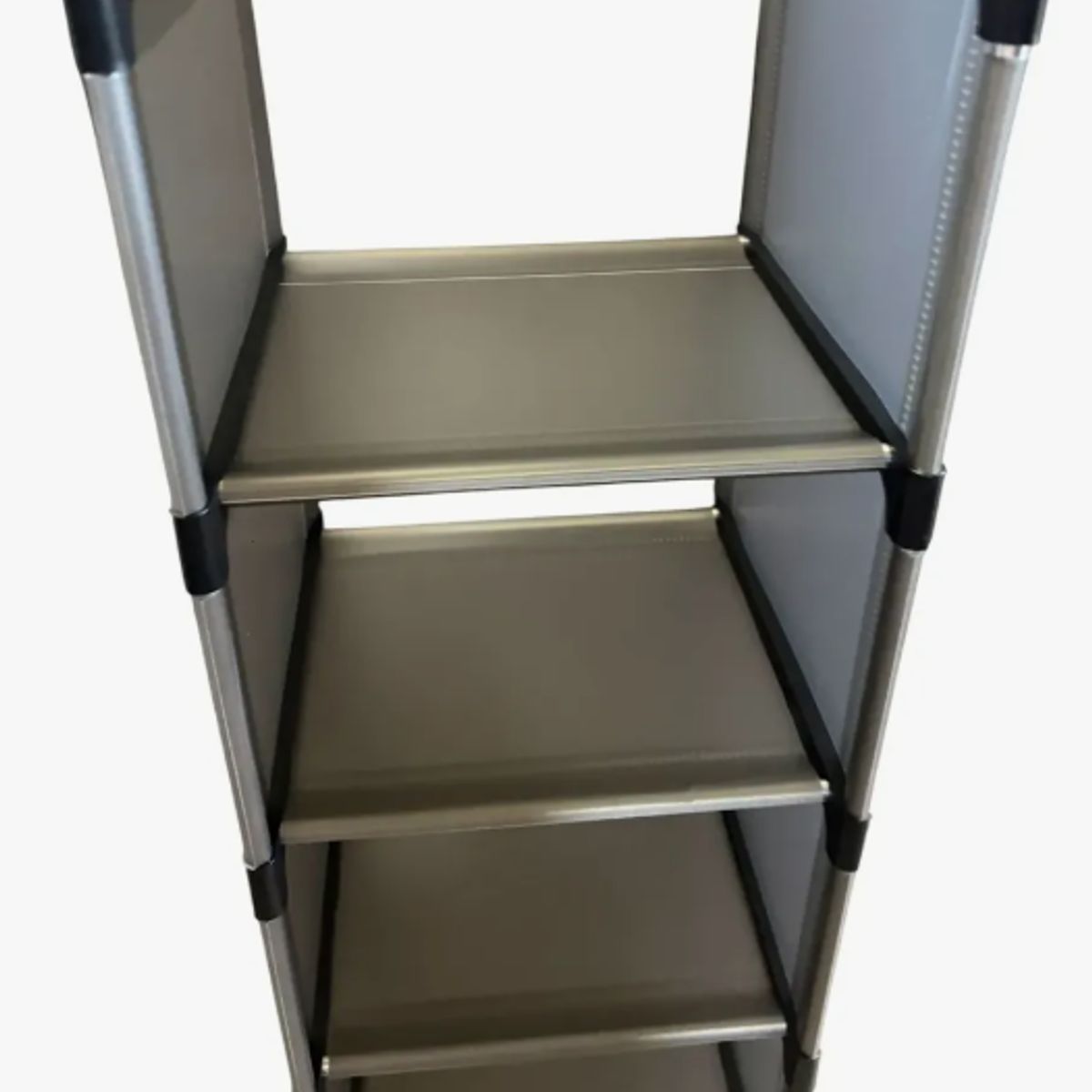GENERICO - Zapatero Organizadores 7 Niveles Zapatera Blanco Y Negro Negro