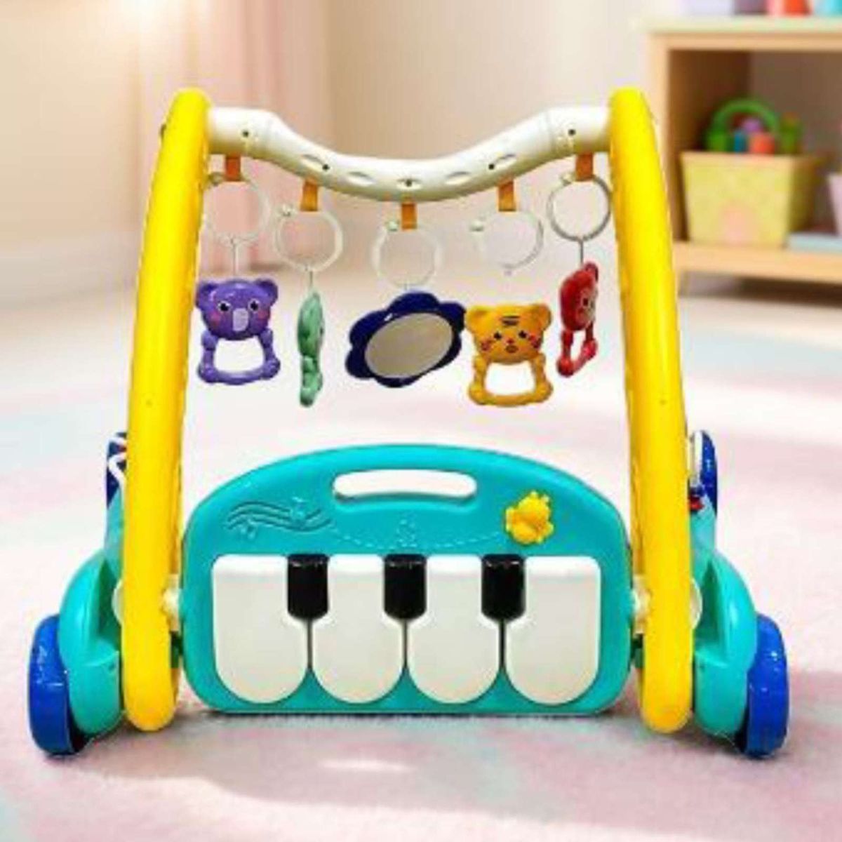 GENERICO - Andador ajustable con gimnasio musical para bebes