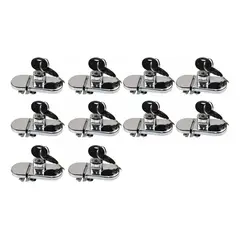 GENERICO - Cerradura Puerta Vidrio Mueble De 4 A 8mm Vidrio A Vidri 10 un.