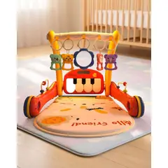 GENERICO - Andador 2 en 1 y gimnasio didactico musical para bebes