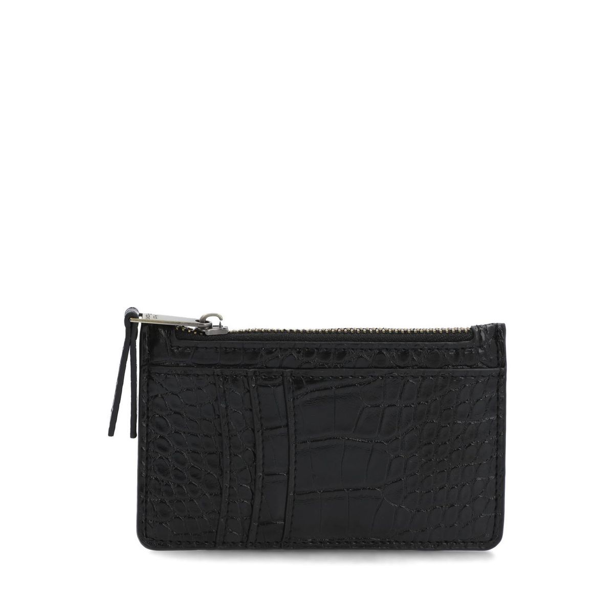 HUSH PUPPIES - Billetera Mujer Croco Big Wallet Negro HUSH PUPPIES