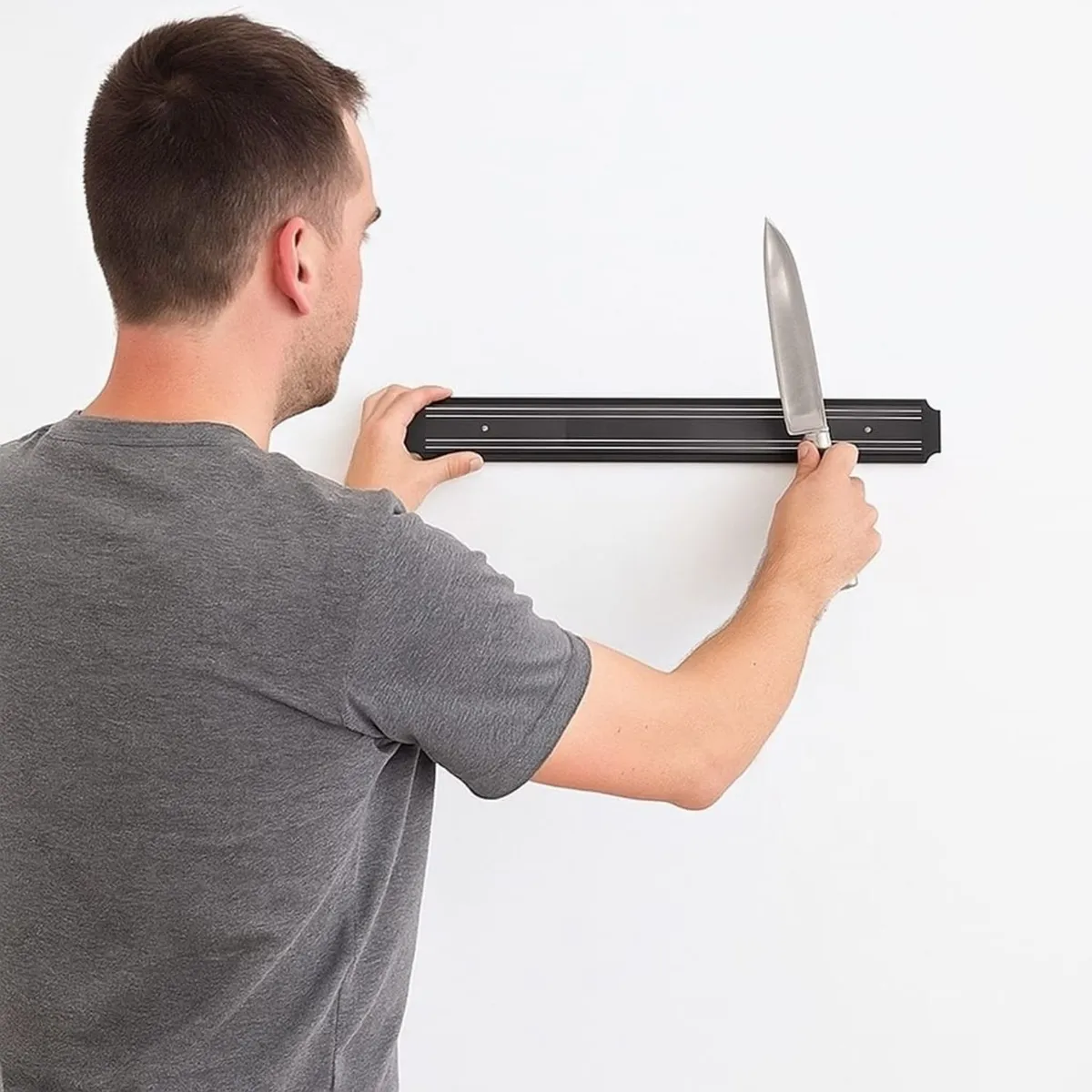 Accesorio Barra Magnética para Cuchillos  Orden y Seguridad, marca MOVI - Foto 2