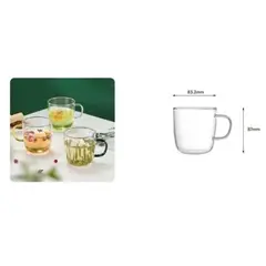 GENERICO - SET VASO DE VIDRIO X6UNIDADES 350ML