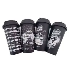 GENERICO - VASO DE PLÁSTICO CON TAPA 450ML