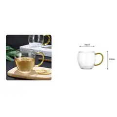 GENERICO - TAZA DE VIDRIO X6UND 390ML