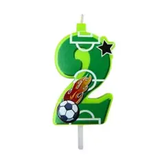 GENERICO - Vela de fútbol Número 2 4x11cm