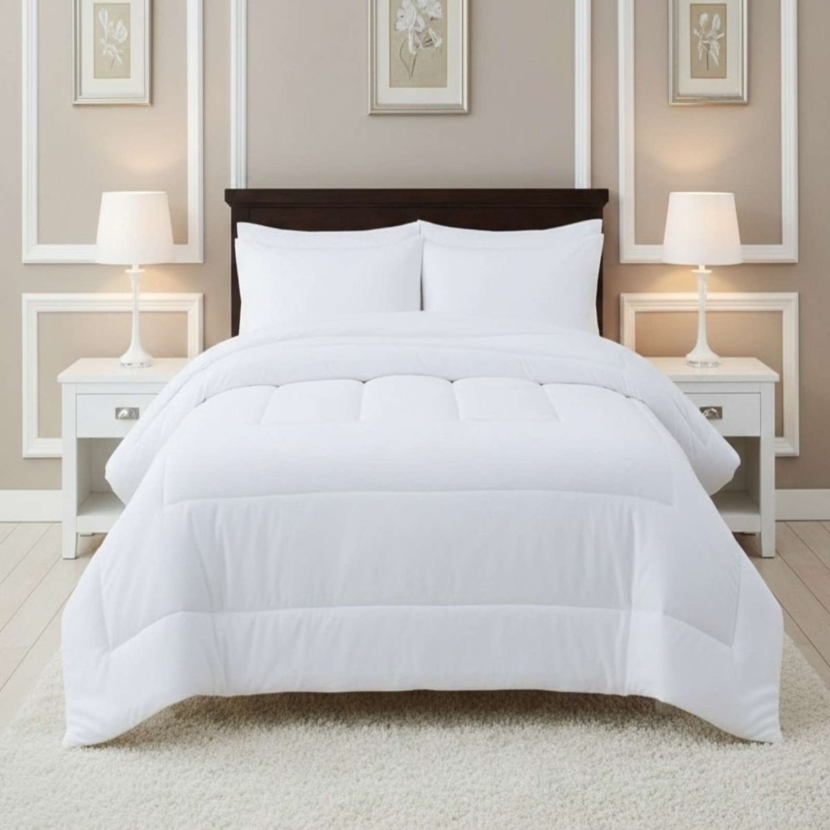 GENERICO - Cubrecama Plush con  Chiporro de Invierno 2 Plazas
