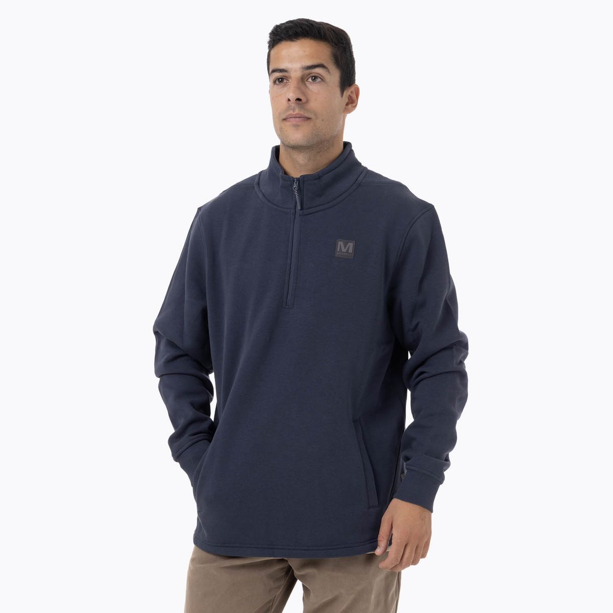 MERRELL - Polerón Hombre Lepais Zip Azul MERRELL