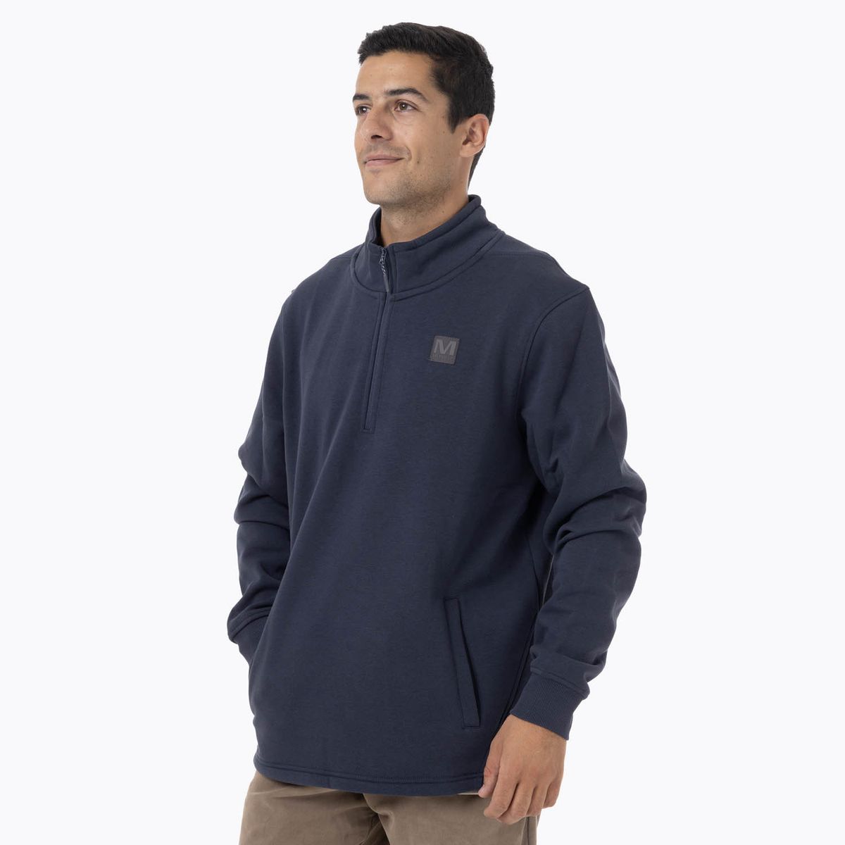 MERRELL - Polerón Hombre Lepais Zip Azul MERRELL
