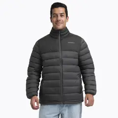 MERRELL - Parka Hombre Full Zipper Gris Oscuro
