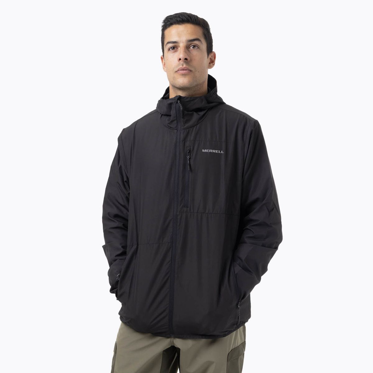 MERRELL - Cortaviento Hombre Tharais Trail Wind Negro MERRELL