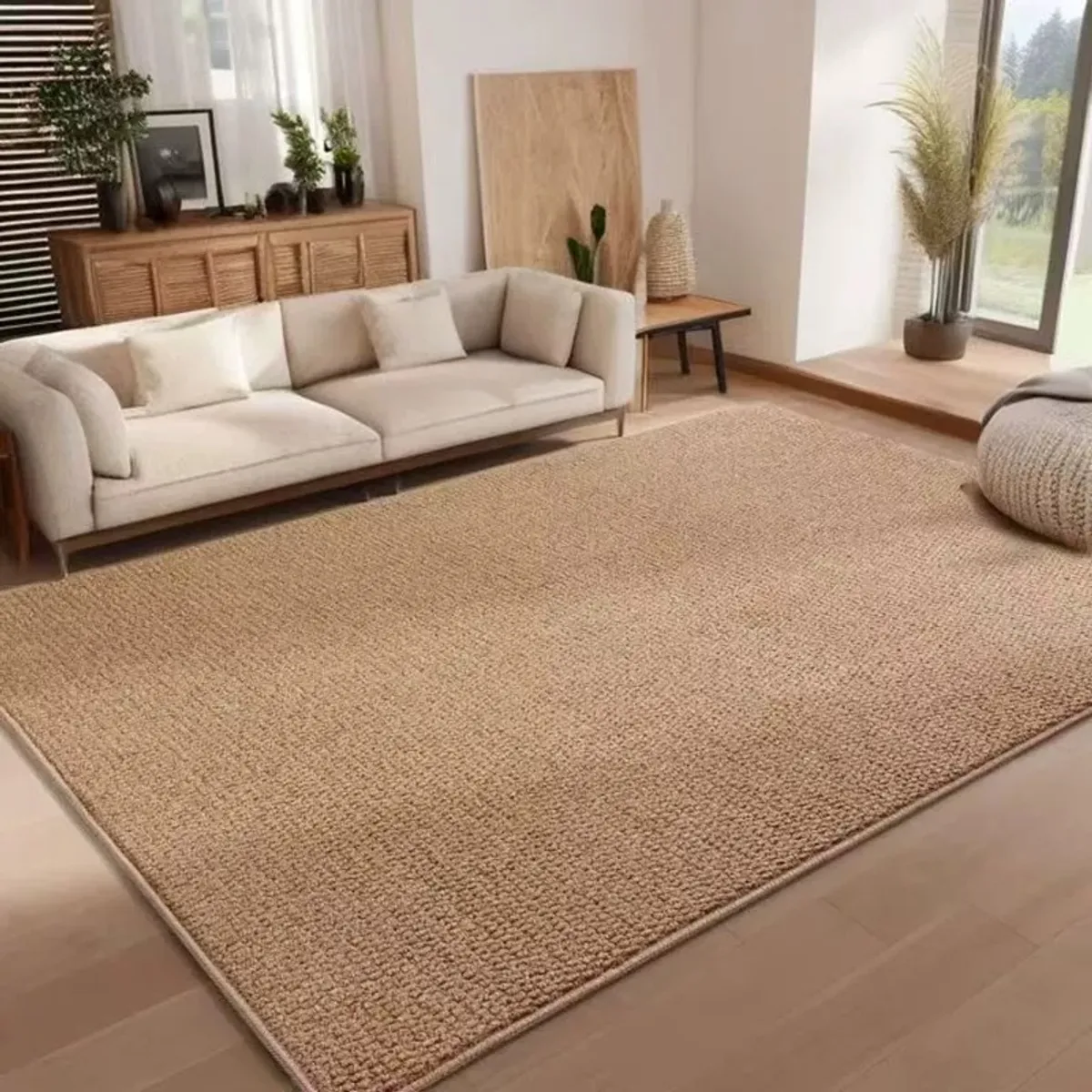 GENERICO - Alfombra Estilo Yute Tejida Para Living Resistente Mascotas 2 M 3 M