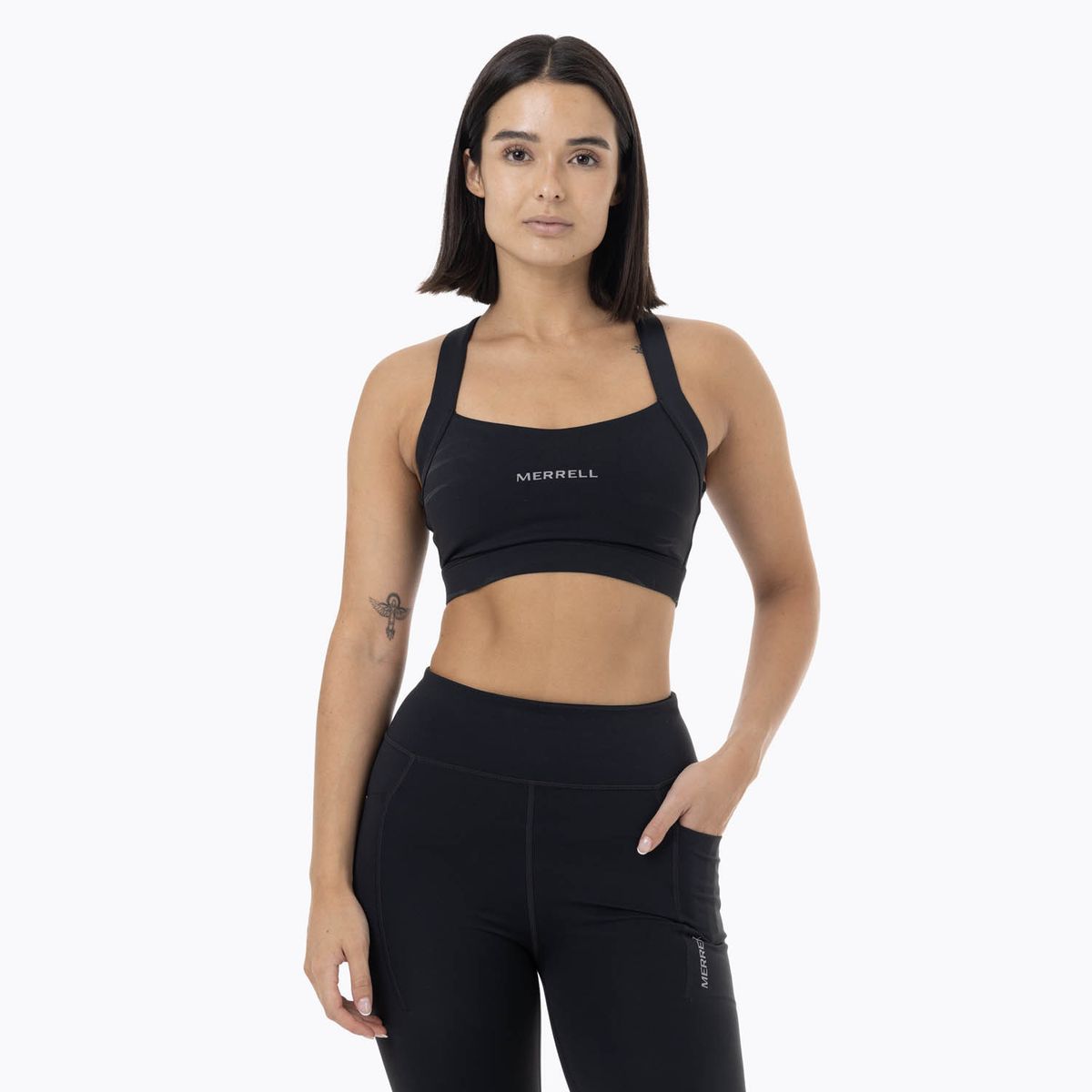 MERRELL - Peto Mujer Sport Bra Negro MERRELL