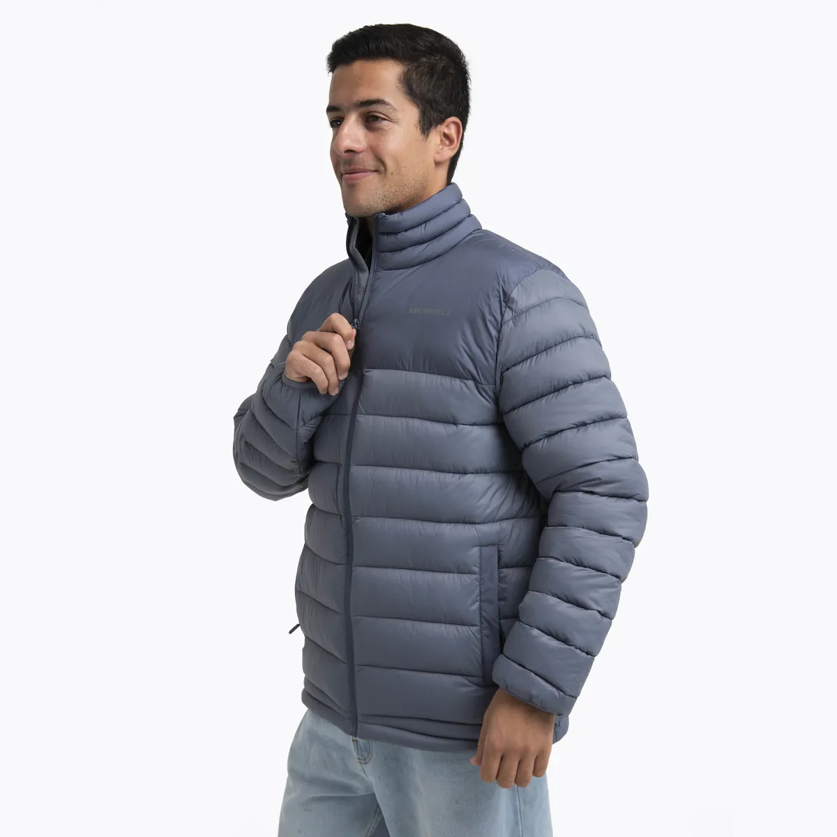 MERRELL - Parka Hombre Full Zipper Azul MERRELL