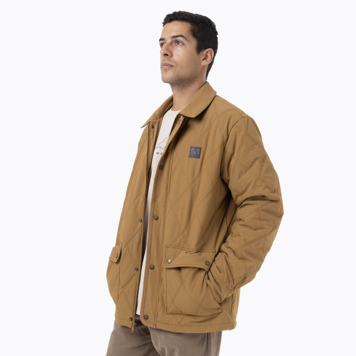 MERRELL - Chaqueta Hombre Halees Full Zipper Mostaza MERRELL