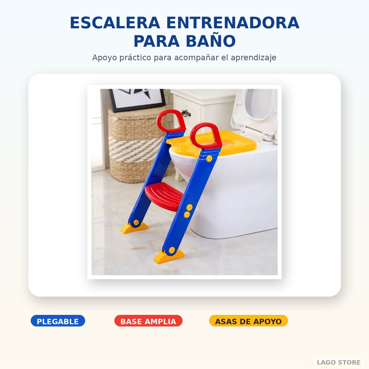 MOVI - ADAPTADOR WC CON ESCALERA PARA NIÑOS