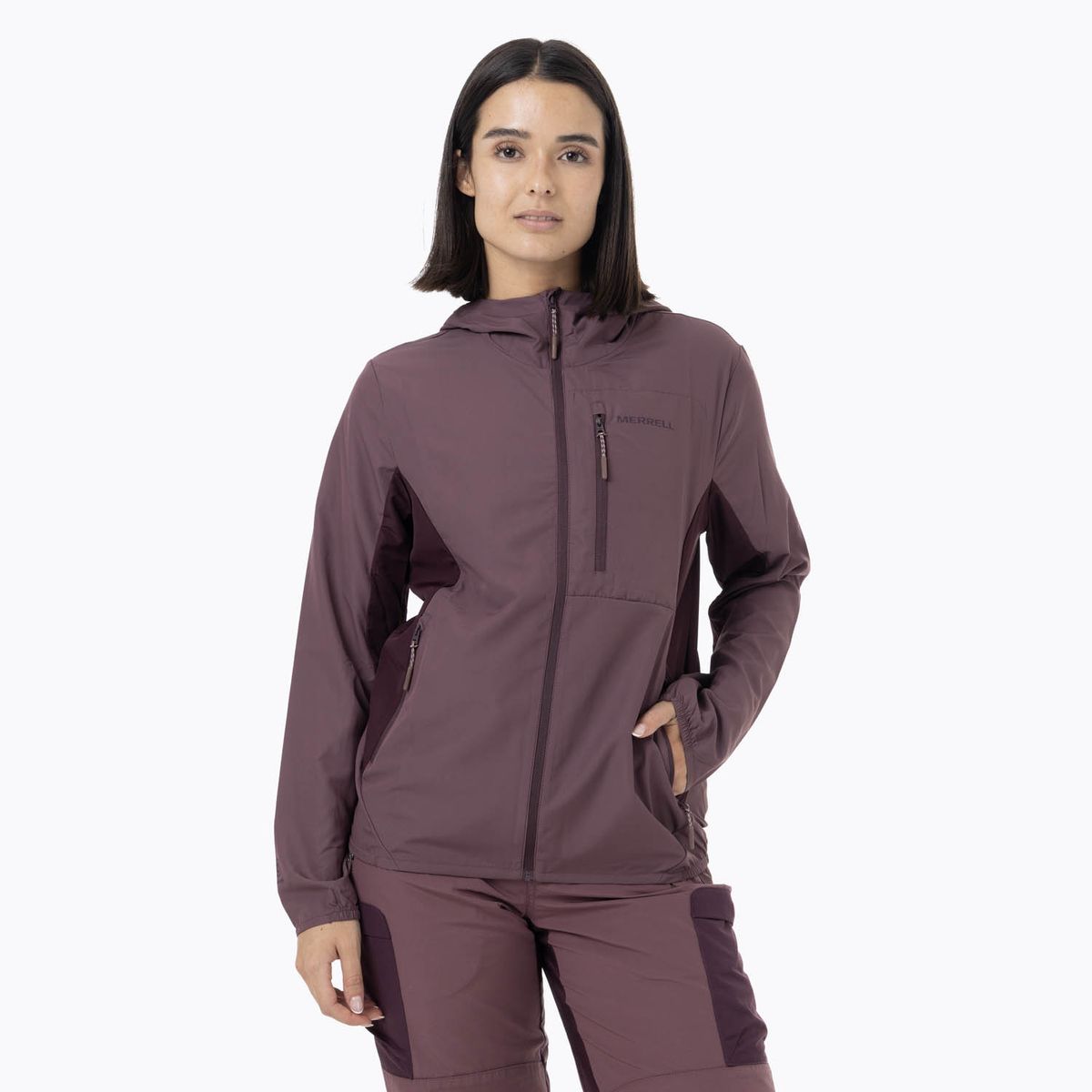 MERRELL - Cortaviento Mujer Trail Wind Morado MERRELL