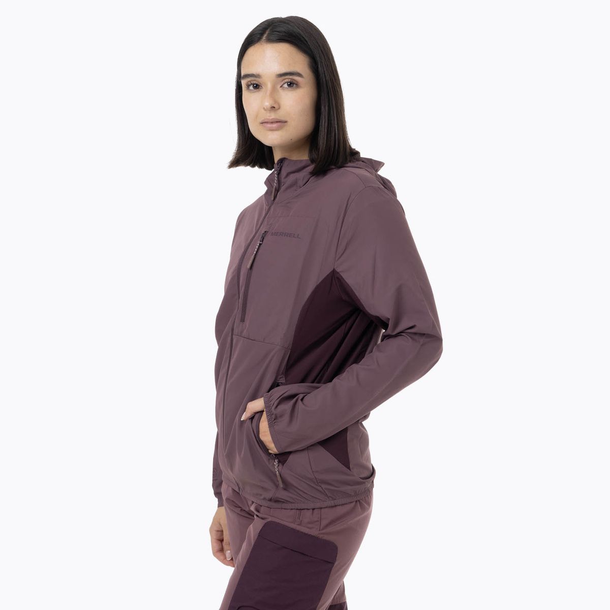 MERRELL - Cortaviento Mujer Trail Wind Morado MERRELL