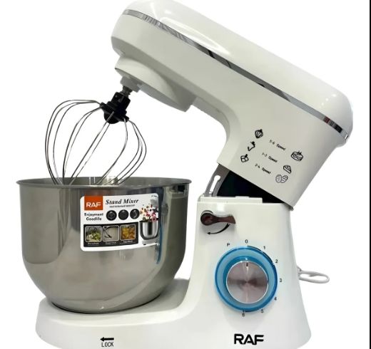 Batidora Amasadora 3 En 1 6.8lts De Alimentos Raf R.6671w Blanco 50hz-60hz