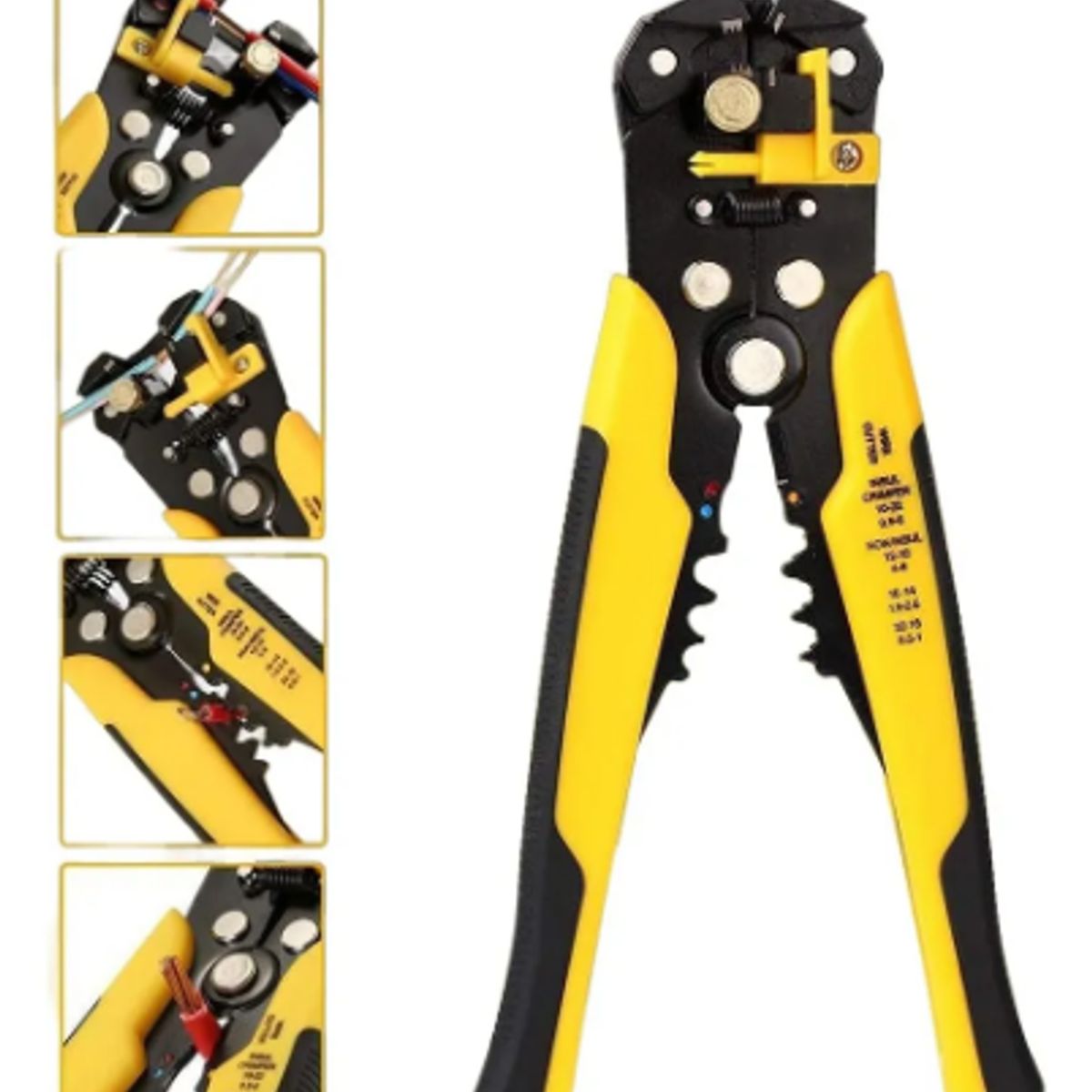 GENERICO - Alicate Pelacables Pinza Pelador De Cables Automático 5 En 1