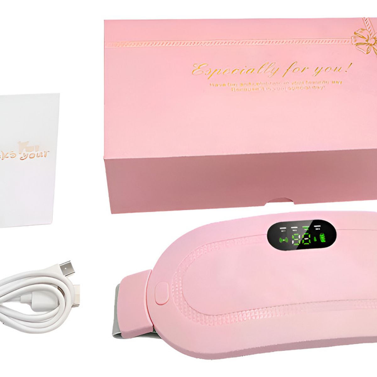 GENERICO - Cinturón Calentador USB para Alivio de Cólicos Menstruales