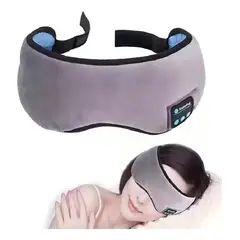 GENERICO - Antifaces Auriculares Dormir Bluetooth Música Color Gris ónix