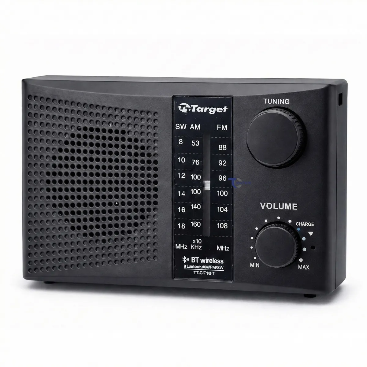 TARGET - Radio Portátil BT Target TT-CF15BT 3 Bandas USB SD Recargable