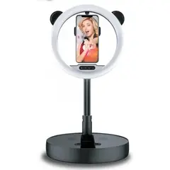 MOVI - Aro de Luz LED con Soporte para Celular y Base Ajustable Iluminación Profesional