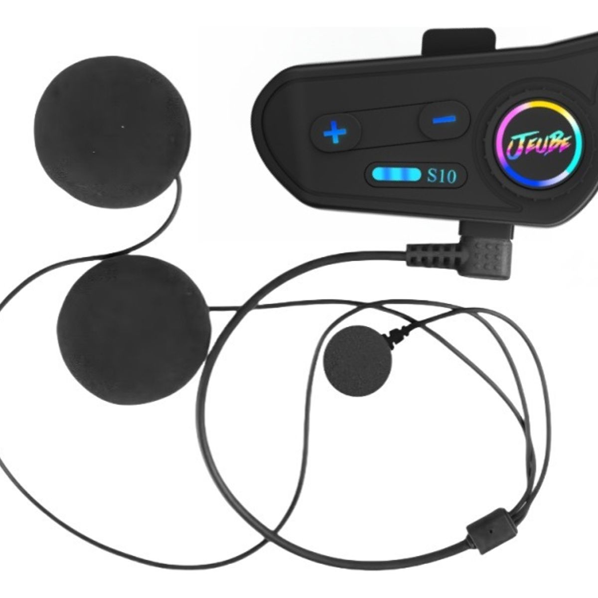 GENERICO - Audífono Intercomunicador Casco Motocicleta Auriculares Bluetooth Llamada S10