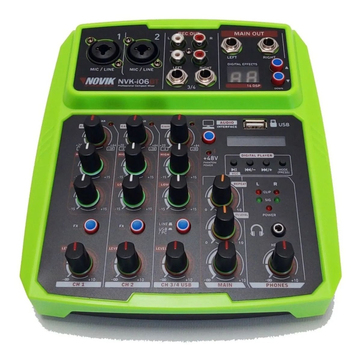 NOVIK NEO - Consola Minimixer Profesional 6 Canales Novik NVK-i06