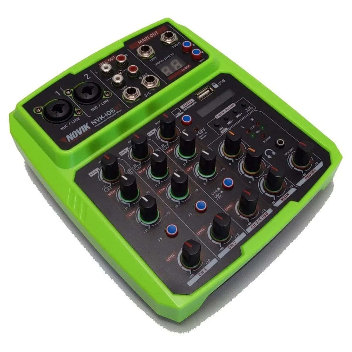 NOVIK NEO - Consola Minimixer Profesional 6 Canales Novik NVK-i06