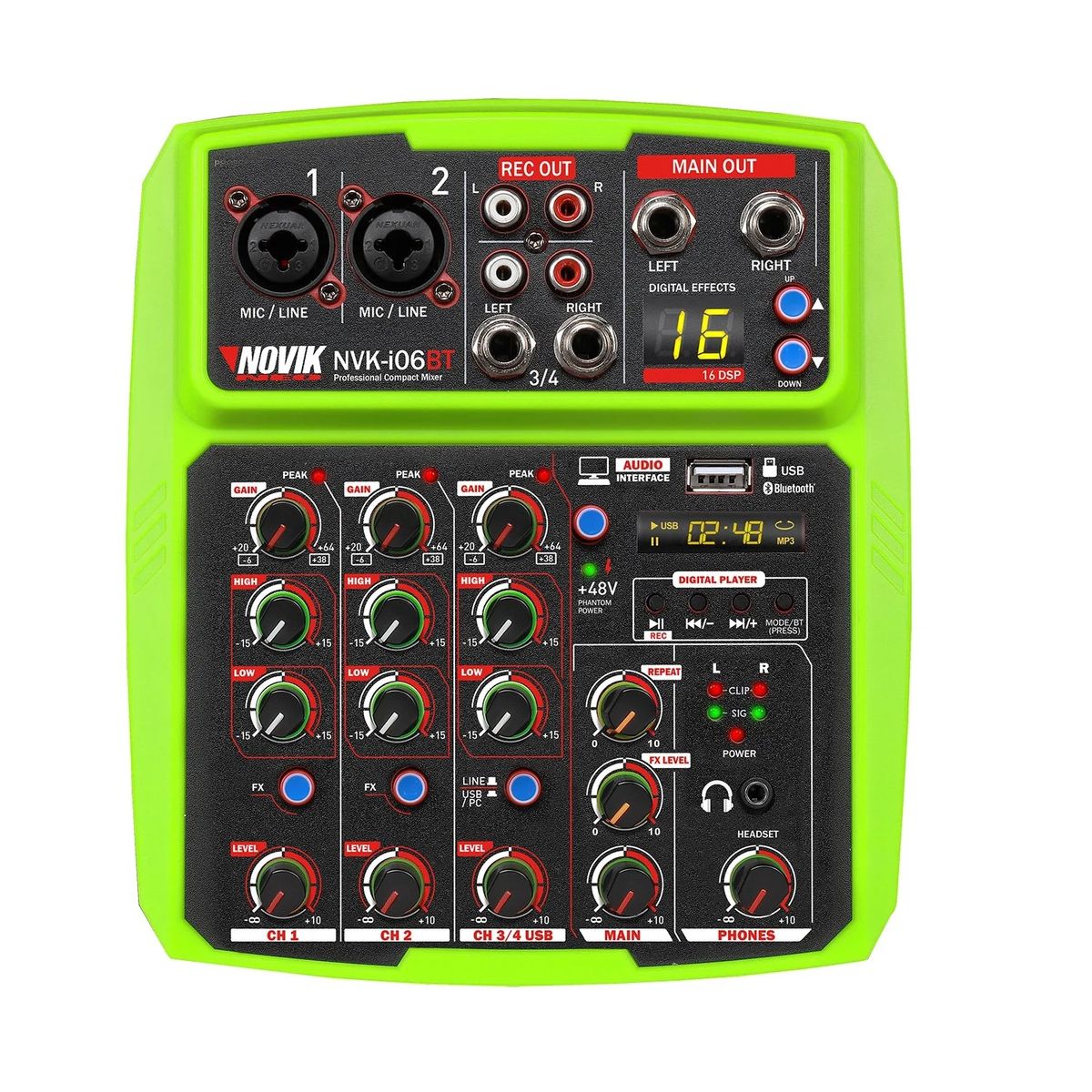 NOVIK NEO - Consola Minimixer Profesional 8 Canales Novik NVK-i08