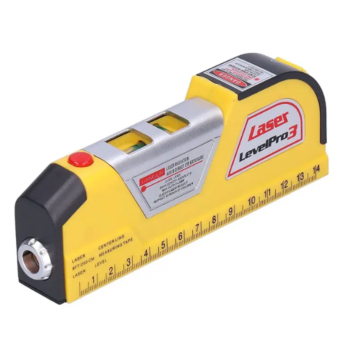 GENERICO - Nivel Laser Con Cinta Metrica 250cm Multifuncional Pro