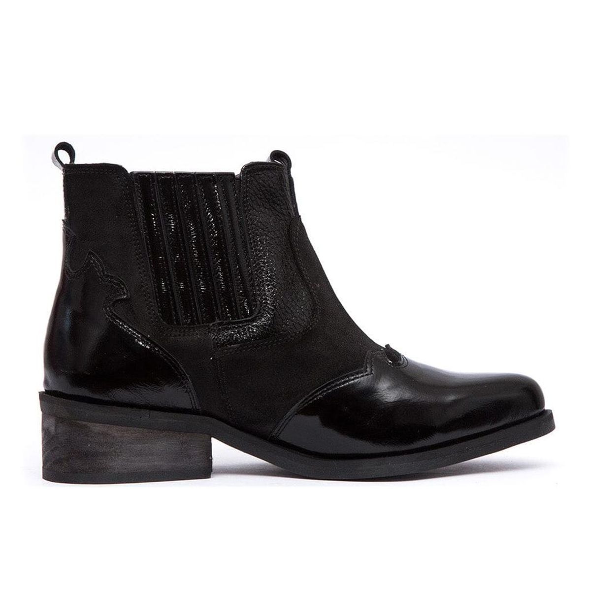 GIANI DAFIRENZE - Botin Cuero Mujer Frida Negro