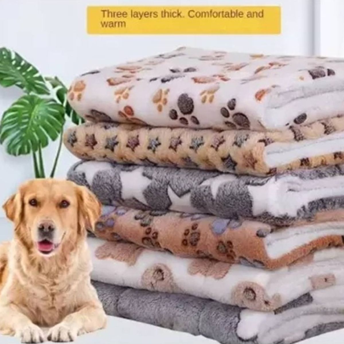 MASCO TODO - Alfombrilla Suave Mascota Perro Gato Manta Acolchada 69x48cm
