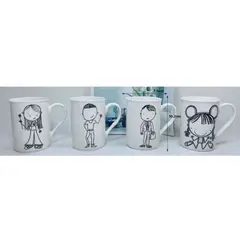 GENERICO - TAZAS DE CERAMICA 320ML