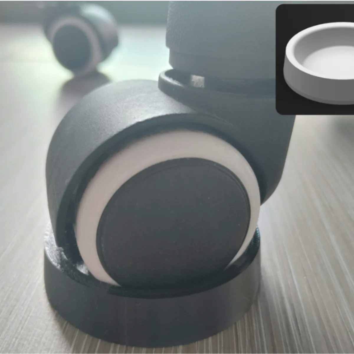 GENERICO - Tope para Ruedas de Silla de Oficina 5 un