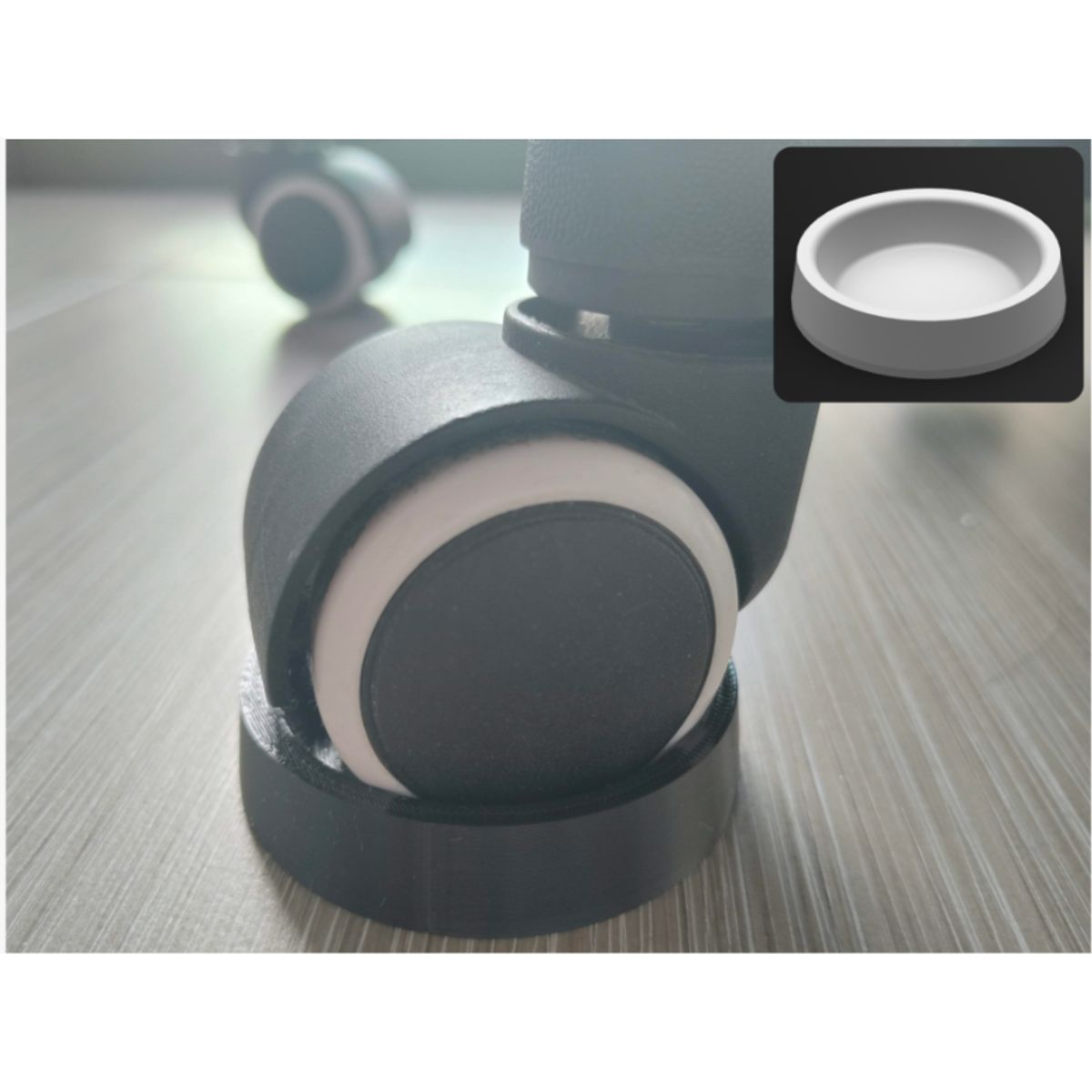 GENERICO - Tope para Ruedas de Silla de Oficina 5 un
