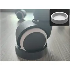 GENERICO - Tope para Ruedas de Silla de Oficina 5 un